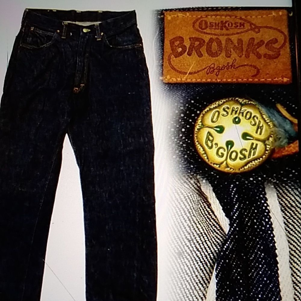 VINTAGE 1950s OSHKOSH BRONKS WOMEN'S JEANS SIZE APPROXIMATELY 4